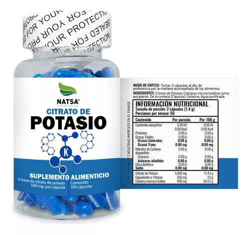 SUPERLABS CITRATO DE POTASIO 100 CAPSULAS