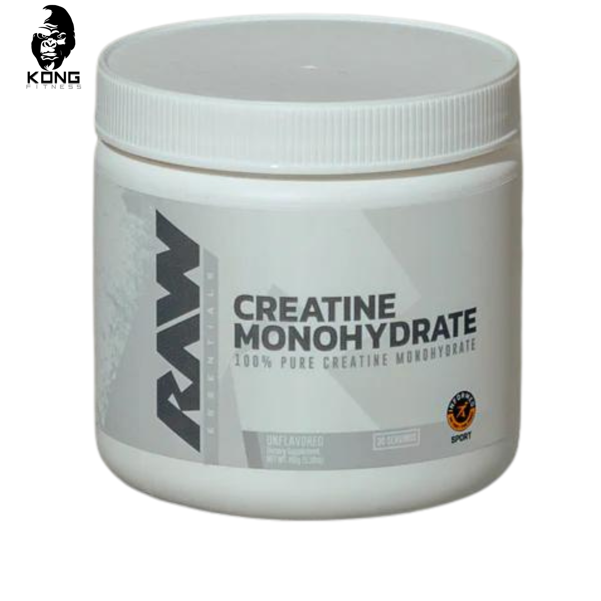 RAW CREATINE MONOHYDRATE UNFLAVORED 30 SERV