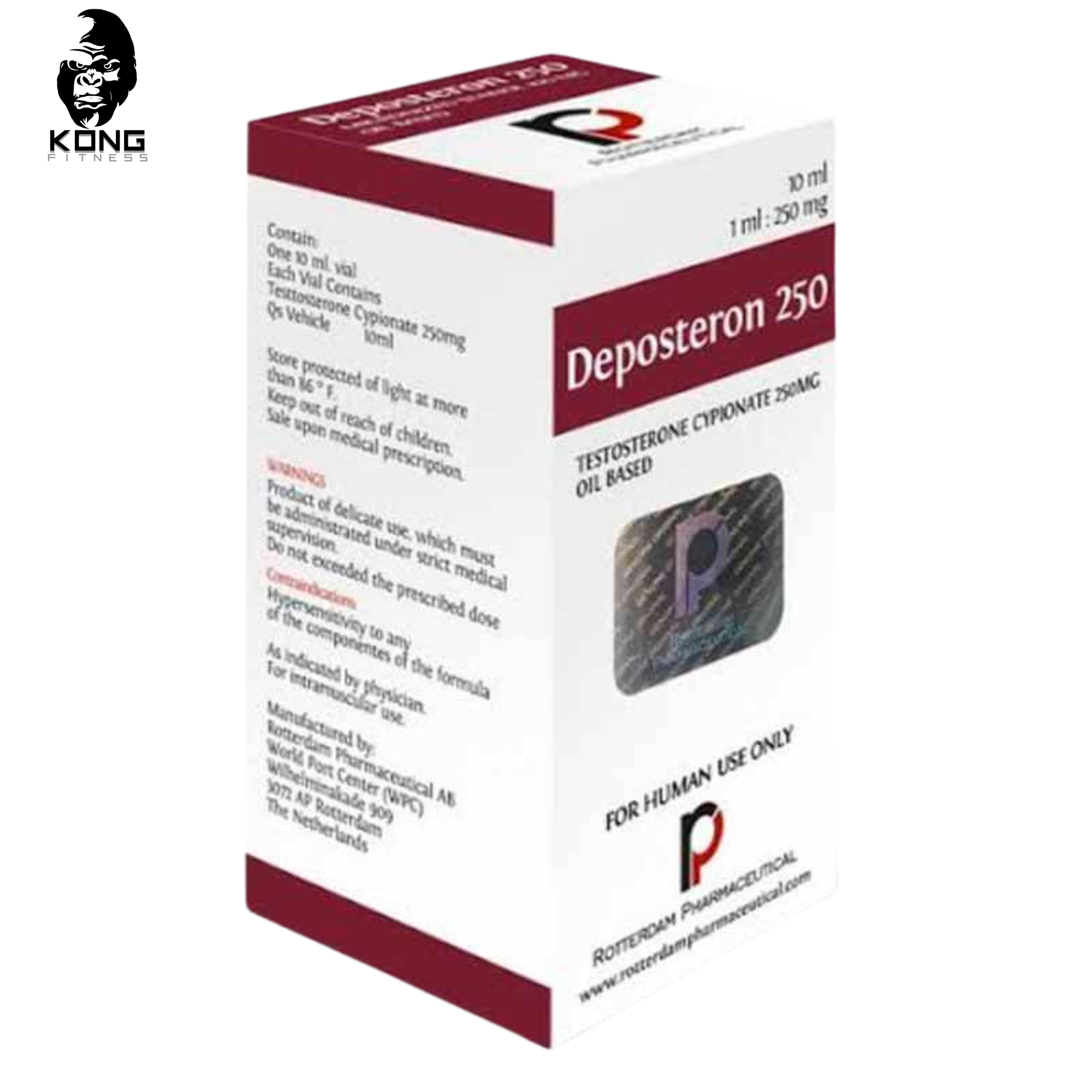 ROTTERDAM DEPOSTERON 250 TESTOSTERONE 250MG-10 ML VIAL